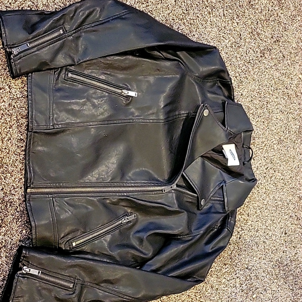 EUC Old Navy Leather Jacket
